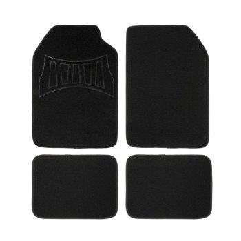 Set 4 tappeti PRIME nero
