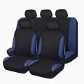 Set completo di fodere universali per auto SPOT nere e blu