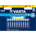 10 Pile VARTA HIGH-ENERGY ministilo