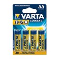4 Pile VARTA LONGLIFE stilo