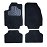 Set 4 tappeti universali NORAUTO neri in moquette e pvc 