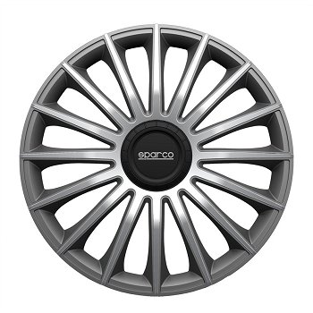 4 Copricerchi SPARCO TREVISO nero/grigio 15''