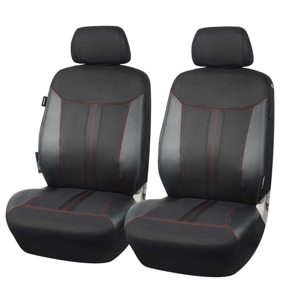 Set Coprisedili Auto Universali Metal - Nero, 5 Poggiatesta, Compatibile Airbag - Foto 6