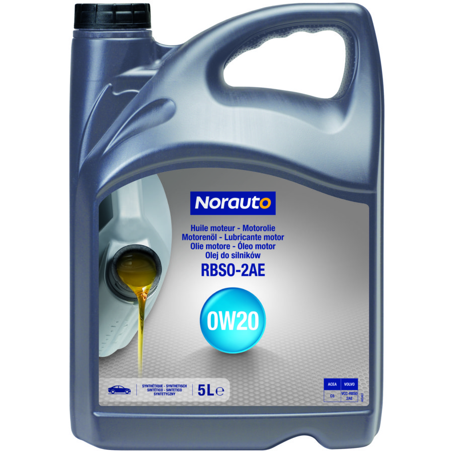 Olio motore NORAUTO Volvo 0W20 5 Litri : Norauto.it