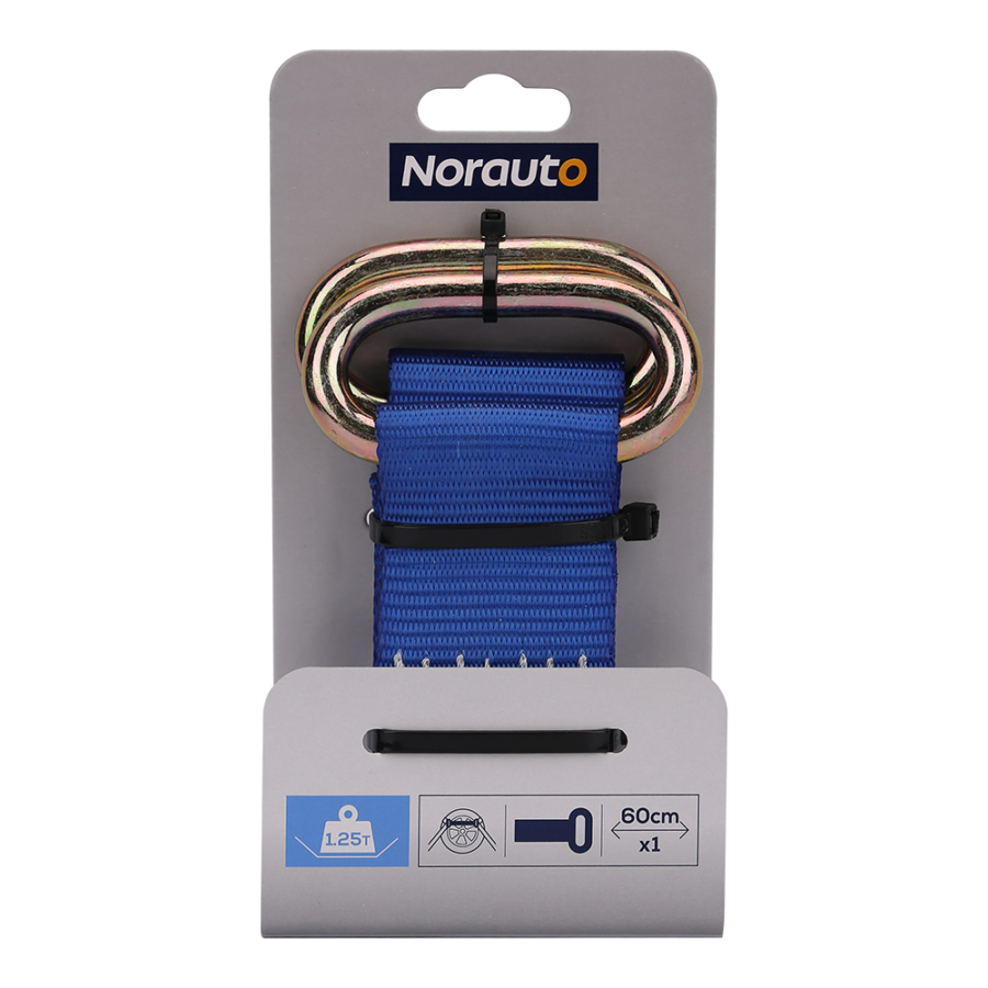 AB Tools Cinghia Di Fissaggio Per Porta In Nylon – Per Roulotte, Camper, Rimorchi E Camion, Con Staffe In Acciaio Verniciato, Fori M6