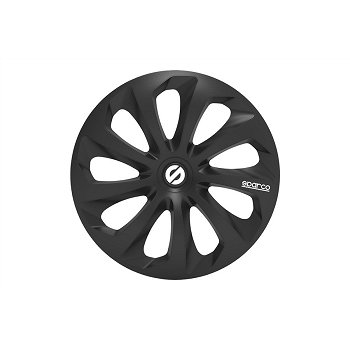 4 Copricerchi SPARCO nero 14''