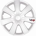 4 Copricerchi 4RACING VR Carbon 15'' bianco