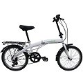Bici pieghevole DENVER 2722 20" bianca