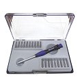 Set composto da 1 mini cacciavite e 19 inserti NORAUTO