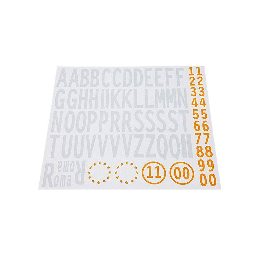 Hodeffior 272 Pezzi 24 Fogli Adesivi Con Lettere Grandi Alfabeto In Vinile Autoadesivo - Foto 8