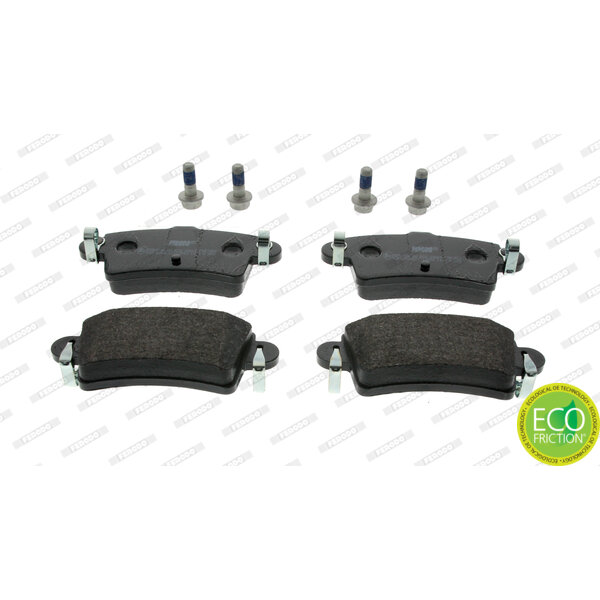 Ferodo Premier FVR1480: Kit Pastiglie Freno Anteriori A Disco (4 Pezzi) Per Auto