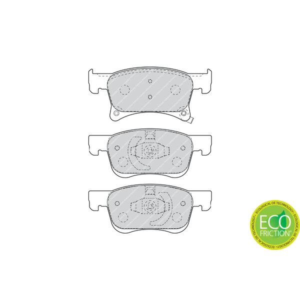 FERODO PREMIER ECO FRICTION FDB4383 Kit Pastiglie