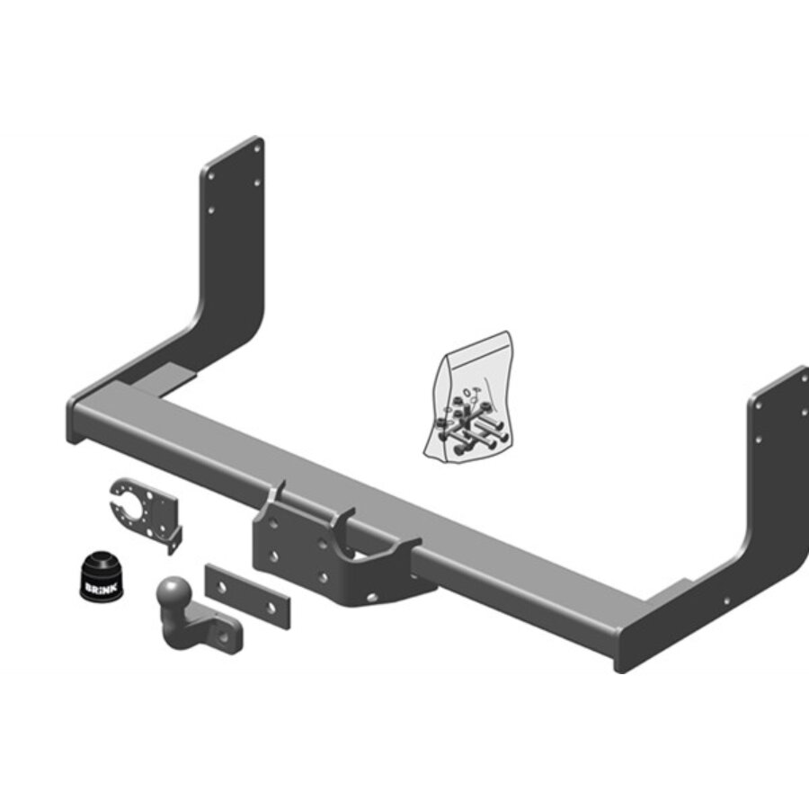VEVOR Gancio Di Traino, Per Ricevitore 50 Mm, Attacco A Sfera Per - Foto 5