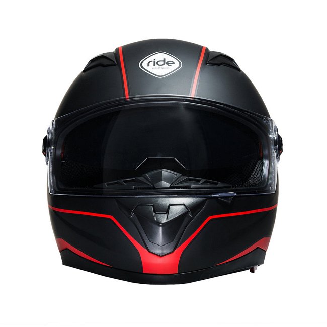 Casco integrale nero rosso RIDE taglia L : Norauto.it